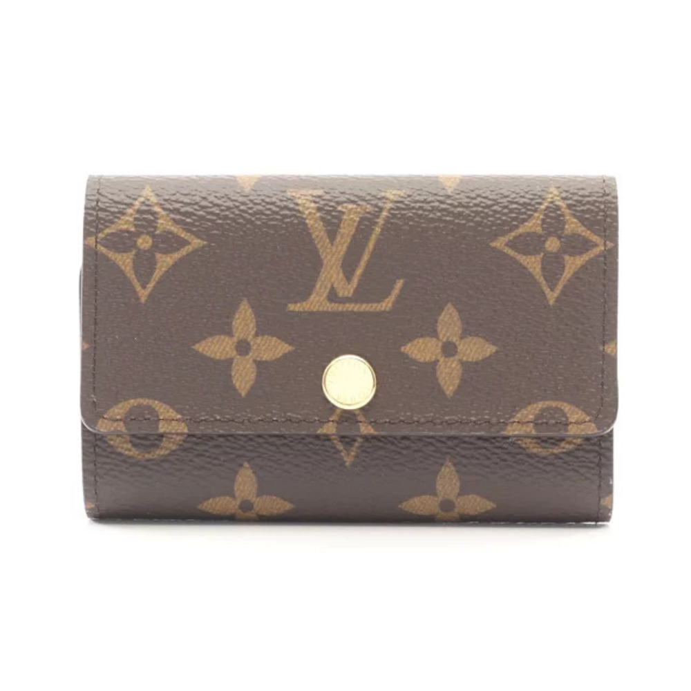 Louis Vuitton Multicles Key Case Wallet Monogram Brown